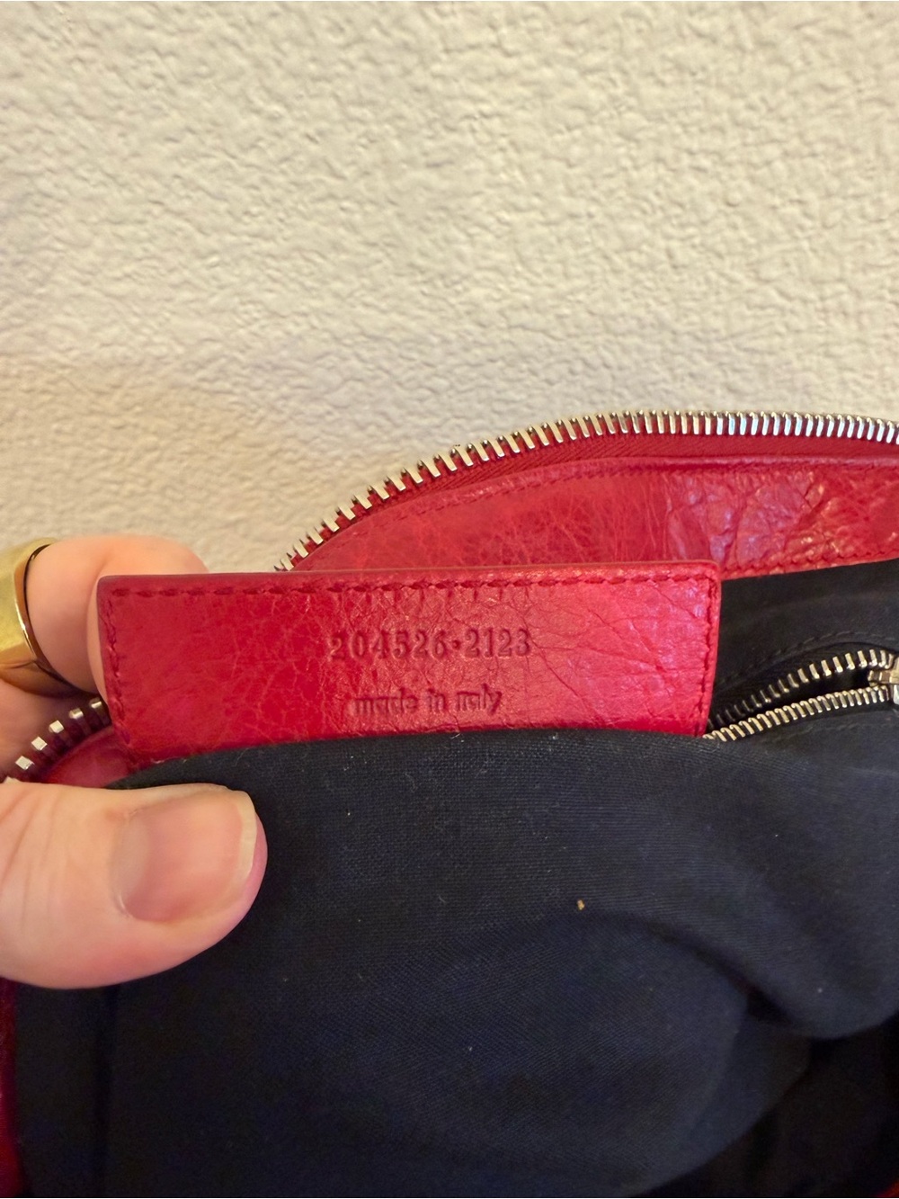 Balenciaga Citybag Giant Brogues Work Crimson red Vintage Y2K - Picture 11 of 13